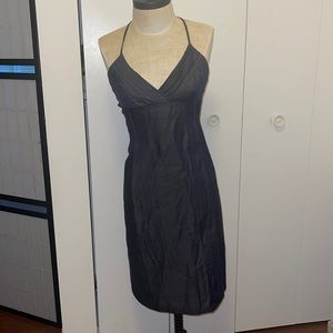 Armani Exchange dark denim midi dress